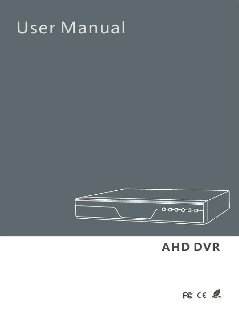 Ahd DVR User Manual PDF Port Networking) File Transfer
