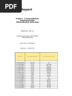 Volume Report: Project: C:/Users/Mishel/ Desktop/PLANO Emsamblado Bien - DWG