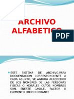 Archivo Alfabetico