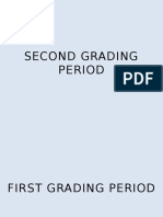 Second Grading Period