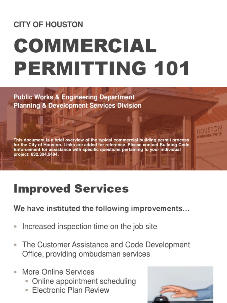 Commercial Permitting Presentation Architect Technology