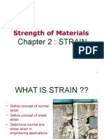Strength of Materials: Chapter 2: STRAIN