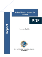National Security Strategy For Pakistan: December 01, 2011