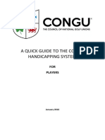 Congu - Quick Guide For Players