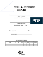 Basketball Scouting Template