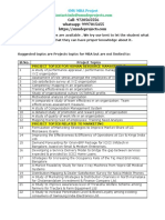 Smu Mba Projects and Assignments