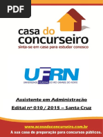 Apostila Ufrn Santa Cruz Assistente Em Administracao