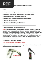 Download Food and Beverage Reviewer Revised by teejay navarro SN347198778 doc pdf