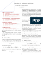 Anharmonic Perturbation PDF