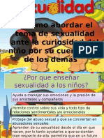 Como Abordar El Tema de Sexualidad Ante La Curiosidad Del Niño Por Su Cuerpo y El de Los Demás