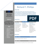 Rich Phillips Resume