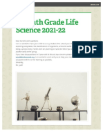 Seventh Grade Life Science 2021-22 Smore
