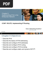 Implementing Ipv6 in The Enterprise Network: CCNP Route: Implementing Ip Routing