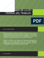 Resumen de La Ley Federal Del Trabajo