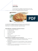 Croquetas de Jurel Al Horno