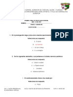 Examen Psicologia Normal Superior de Corozalnuevo