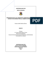 Infraestructura vial Colombia reto comercio internacional