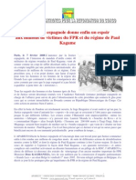 La Justice Espagnole Donne Enfin Un Espoir Aux Millions de Victimes Du FPR Et Du Régime de Paul Kagame