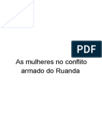 As Mulheres No Conflito Armado Do Ruanda