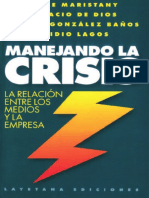 Libro Manejando La Crisis