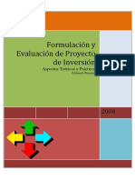 Formulación y Evaluación de Proyecto de Inversión Aspectos Teóricos y Prácticos Edmundo Pimentel