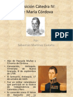 Unidad 4 José María Córdova - Sebastián Martínez