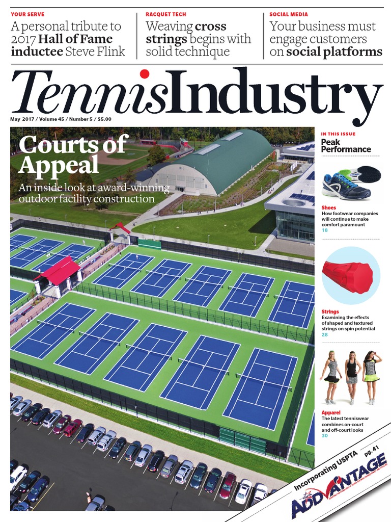 201705 Tennis Industry magazine Racquet Sports Sports