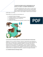 Nombres de Los Instituciones Que Se Encargan de Las Conservacion de La Flora y La Fauna Guatemalteca