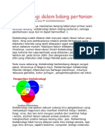 Bioteknologi Dalam Bdang