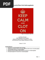 Reversal of New Oral Anticoagulants - Keep Calm o Matic