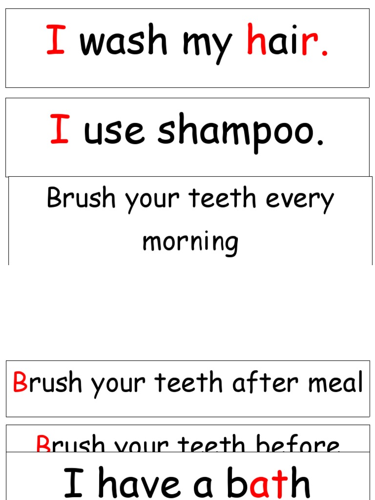 Daily Hygiene Routine Tips | PDF