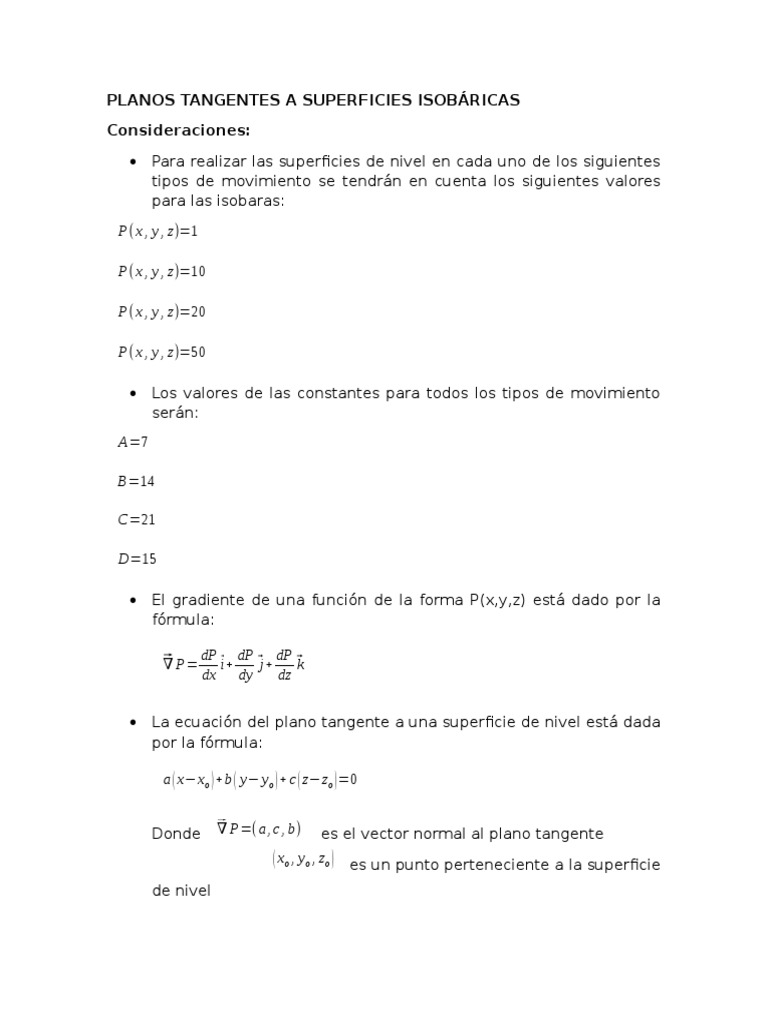 Featured image of post Plano Tangente Formula Hola tengo un problema con este ejercicio le he dado vueltas probar que todos los planos tangentes a la super cie sobre la misma curva de nivel cortan al eje z