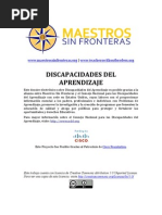 Download Discapacidades del Aprendizaje by Teachers Without Borders SN34723589 doc pdf