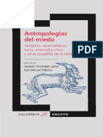 Antropologías Del Miedo. Vampiros, Sacamantecas... - Gerardo Fernández & José Manuel Pedrosa (Eds.)
