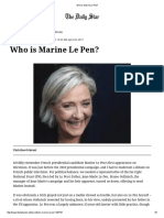 Who Is Marine Le Pen