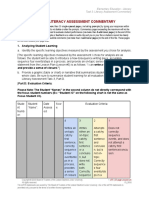 Part C - Literacy Assessment Commentary 2