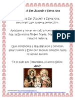 Oración San Joaquín y Santa Ana