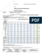 Informe de Gestión -Primero