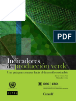 Indicadores de Produccion Verde - CEPAL