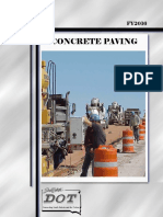 FY2016 Concrete Paving Manual