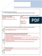 Lesson Plan 3 Punctuation