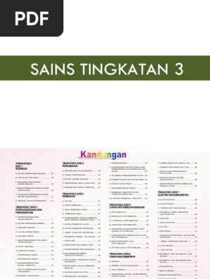 Sains Tingkatan 3 PDF