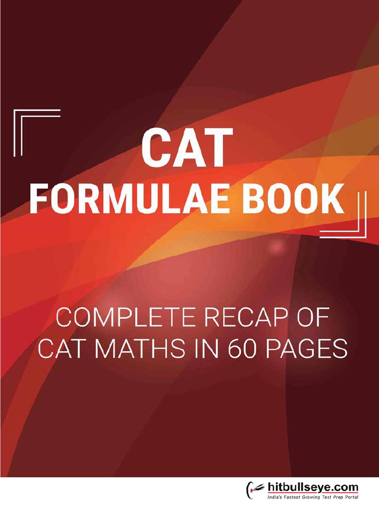 Cat Formula Book PDF | PDF