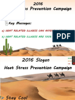 2016 Heat Stress Campaign