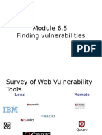 Module 6.5: Finding Web Vulnerabilities