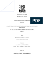 El Papel de Las Industrias Estratégicas en El Impulso de Ciudades