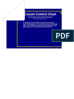 Cusum Control Chart: Step 1