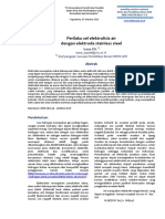 Perilaku Sel Elektrolisis Air Dengan Elektroda Stainless Stell PDF