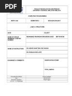 Laboratory 5 Report (Structure) DONE