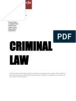 Criminal Law Significant Cases